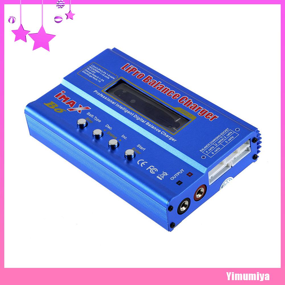 Bộ sạc pin Lipo NiMh cân bằng iMAX B6 80W cho trực thăng RC