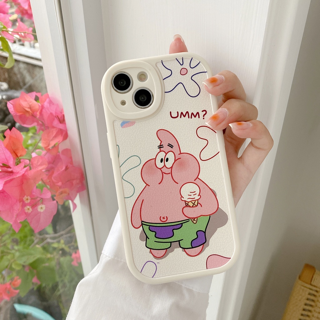 Ốp Điện Thoại Họa Tiết Hoạt Hình Spongebob Patrick Star Vui Nhộn Chống Sốc Cho iPhone 14 / 13 / 12 / 11 / X / 8 / 7P / 6