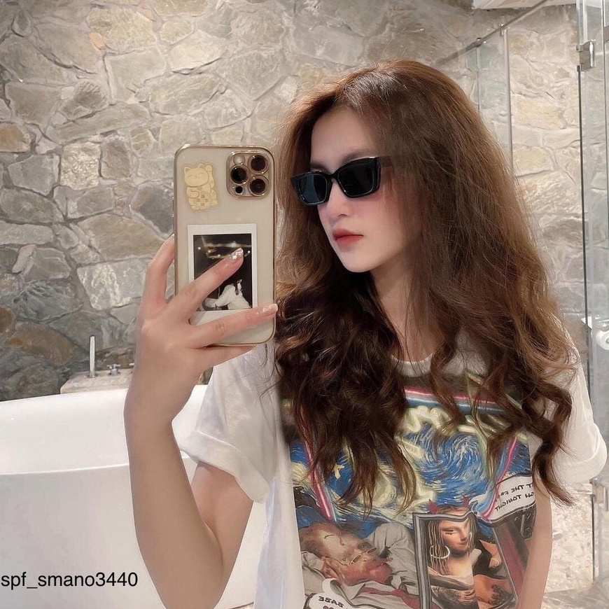 Áo thun tay lỡ Mikenco Party Baby MOSSSHOP - Áo phông nam nữ unisex phong cách hàn quốc ulzzang form rộng 65kg