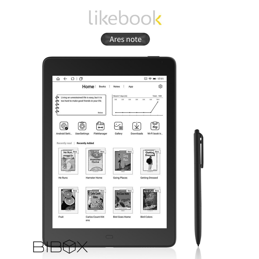 Máy đọc sách Likebook Ares tặng kho sách chuẩn 12.000 cuốn và kho sách PDF 5.000 cuốn cập nhật hàng ngày | BigBuy360 - bigbuy360.vn