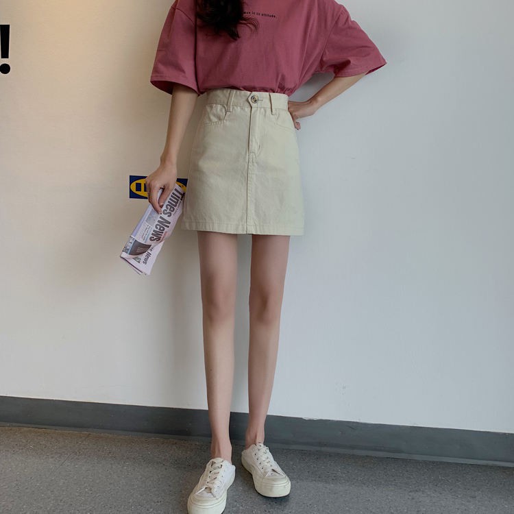 Chân váy jean thời trang năng động cho nữ