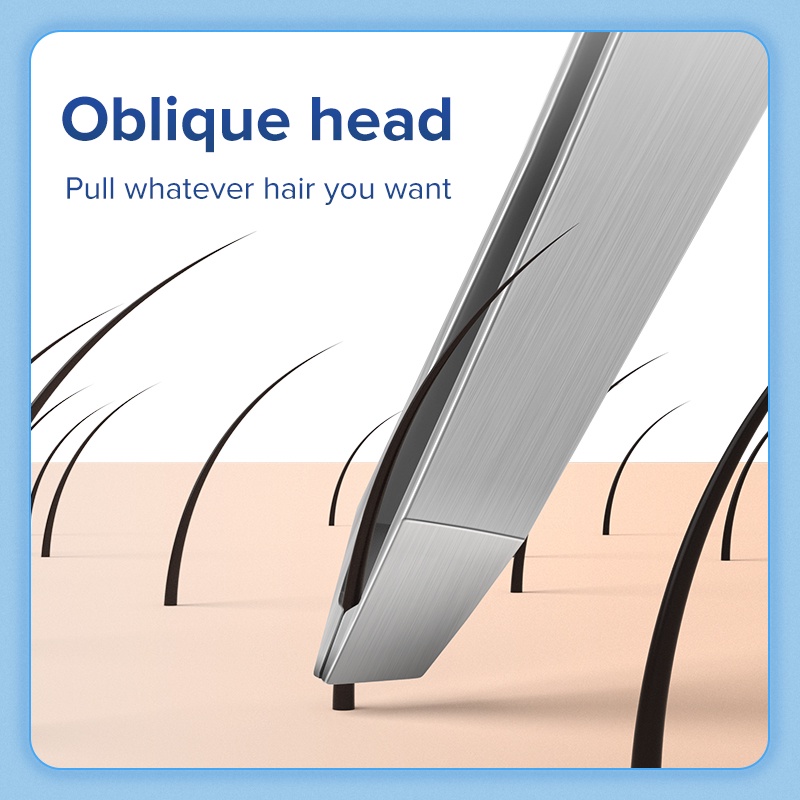 Nhíp nhổ tỉa lông mày bằng thép không gỉ dễ sử dụng chất lượng cao