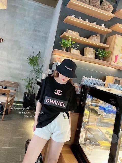 Áo fom rộng dấu quần