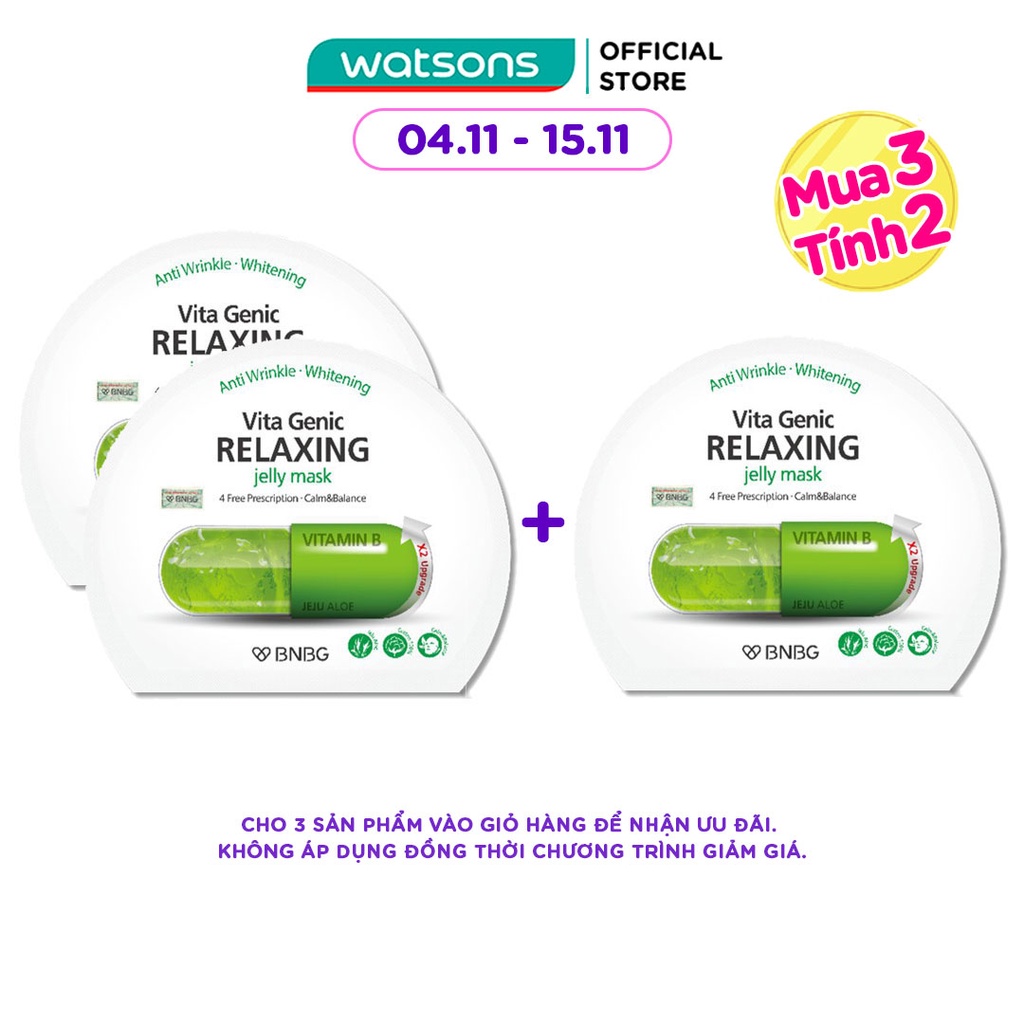 [Mã FMCGMALL -8% đơn 250K] Mặt Nạ BNBG Vita Genic Relaxing Jelly Mask Phục Hồi Da 30ml