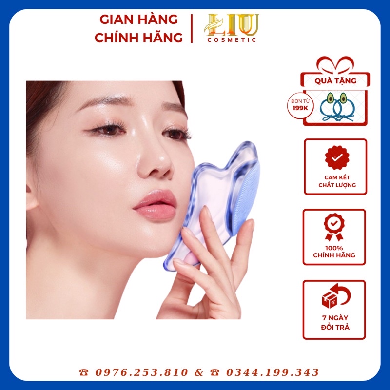 [FREE SHIP] THANH LĂN MASAGE MẶT ĐÁ LẠNH, THANH MASAGE RỬA MẶT TẨY DA CHẾT CAO CẤP, NÂNG CƠ CHỐNG CHẢY SỆ