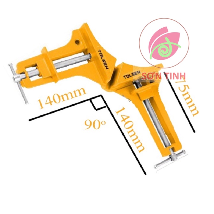 Kẹp lấy góc vuông công nghiệp Tolsen 10218