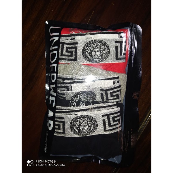 Set 5 sịp boxer nam Ver.Sa.Ce dáng đùi thể thao chất cotton loại 1