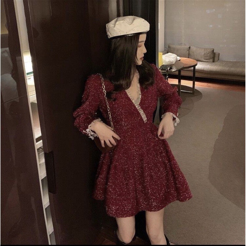 Váy dạ Tweed siêu xinh