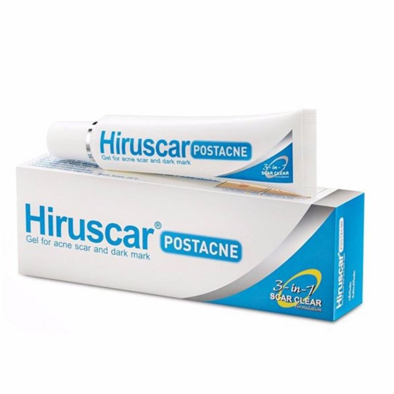 Hiruscar Post Acne 5g gel làm mờ sẹo mụn &  thâm mụn