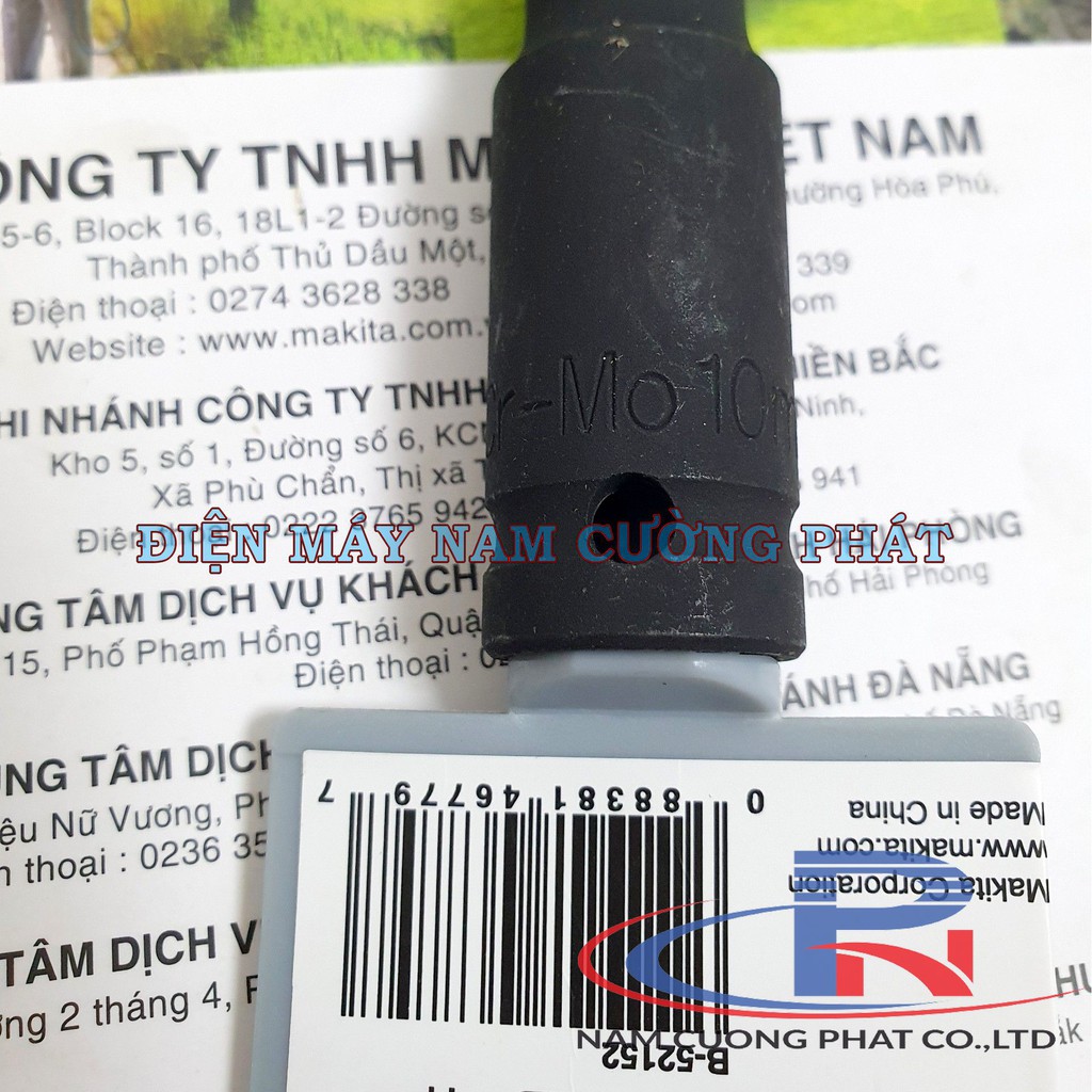 Đầu tuýp vặn ốc 1/2" Makita loại đầu dài