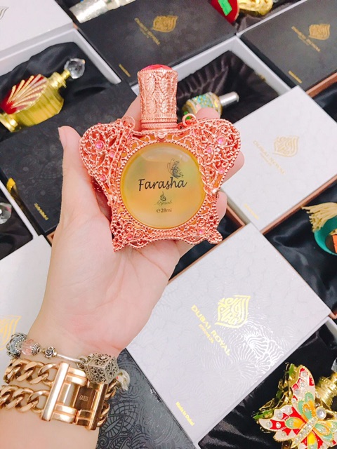 Tinh dầu nội địa FARASHA - con bướm hồng xách tay DUBAI | Thế Giới Skin Care