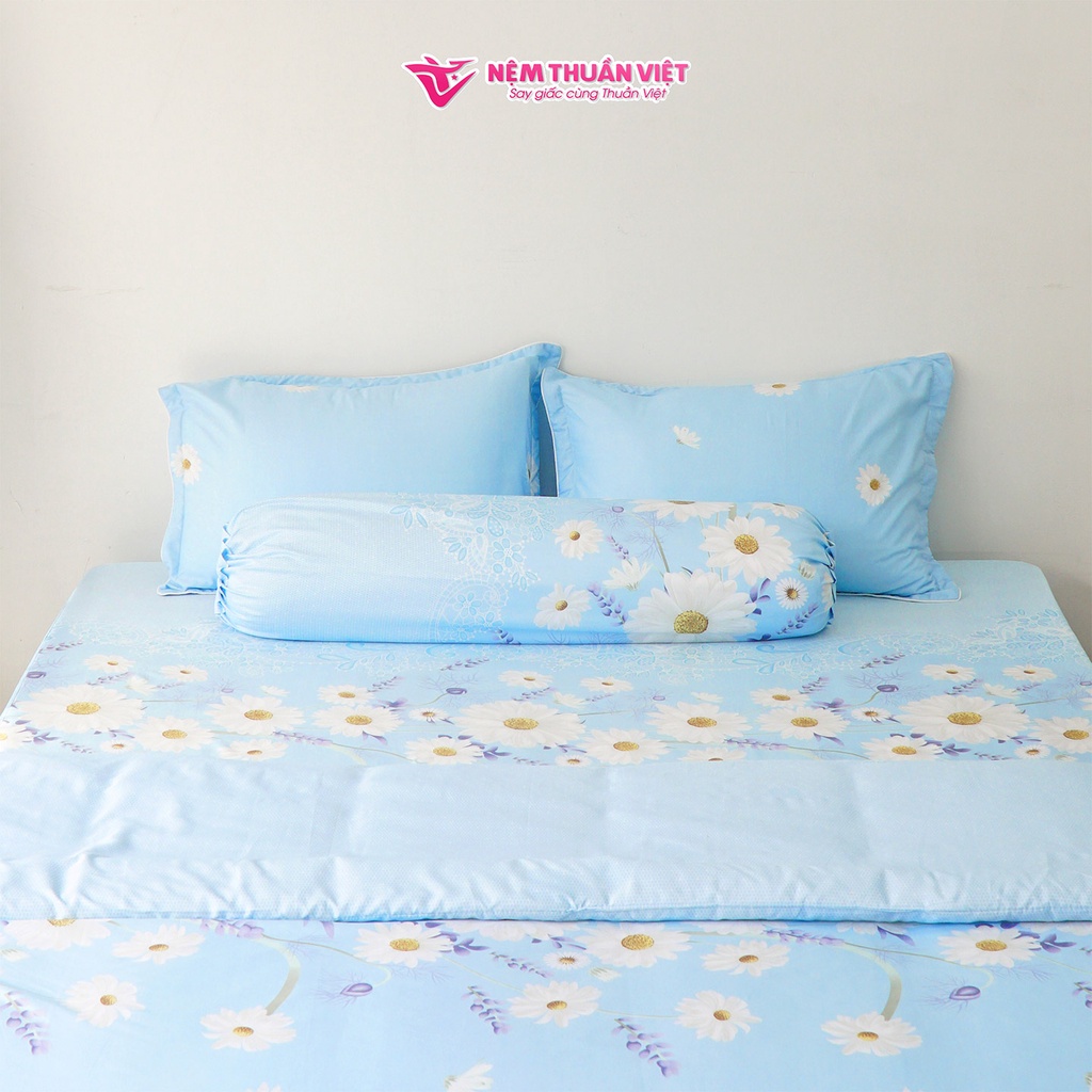 Mền Tencel Thuần Việt Cao Cấp - Xanh Dương TVM12 - Kích Thước 180x200