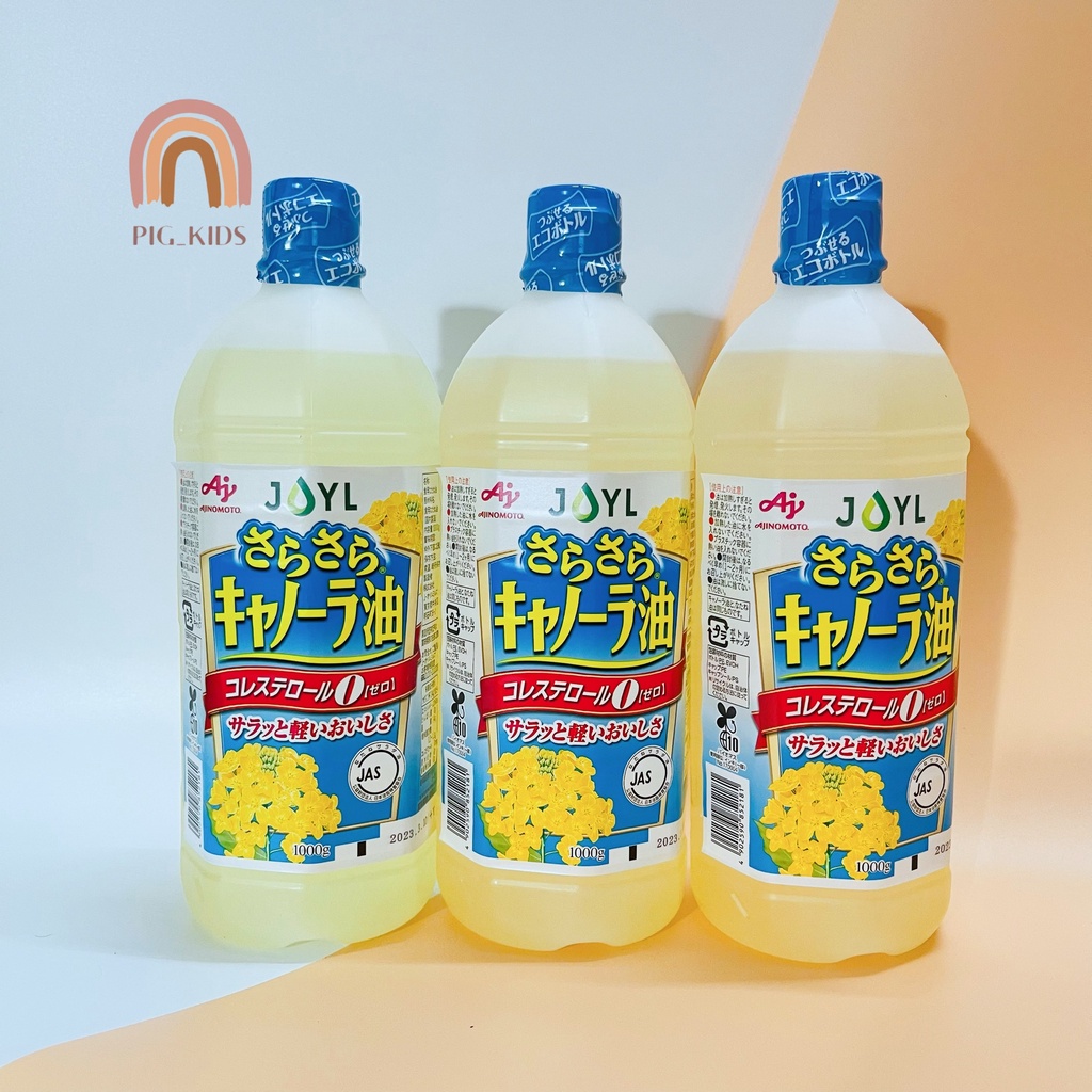 Dầu Ăn Hoa Cải Ajinomoto Nhật Chai 1L