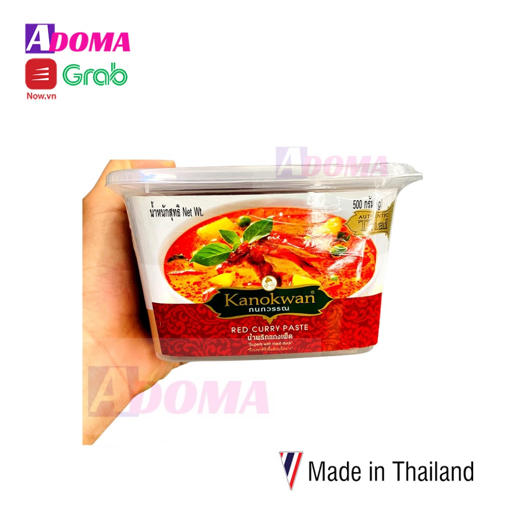 Gia vị Cà Ri Đỏ Kanokwan Thái Lan 500g