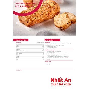 Hạt lúa mạch nảy mầm Puratos 1kg