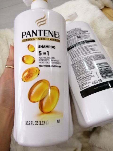 {Cam Kết Chính Hãng} Mẫu mới DẦU GỘI VÀ DẦU XẢ PANTENE 5 IN 1 PRO-V ADVANCE CARE 1.13 LÍT - 38.2 oz