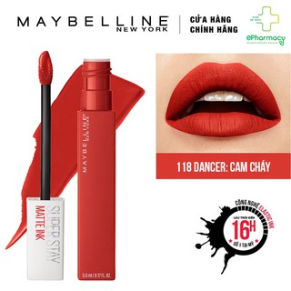 Son Maybelline New York Super Stay Matte Ink Lipstick City Edition - Son Kem Lì Maybelline 16h Lâu Trôi 5ml