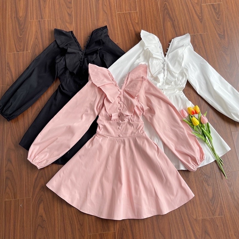 KATE JUMSUIT CÀI NÚT NGỰC HỞ LƯNG