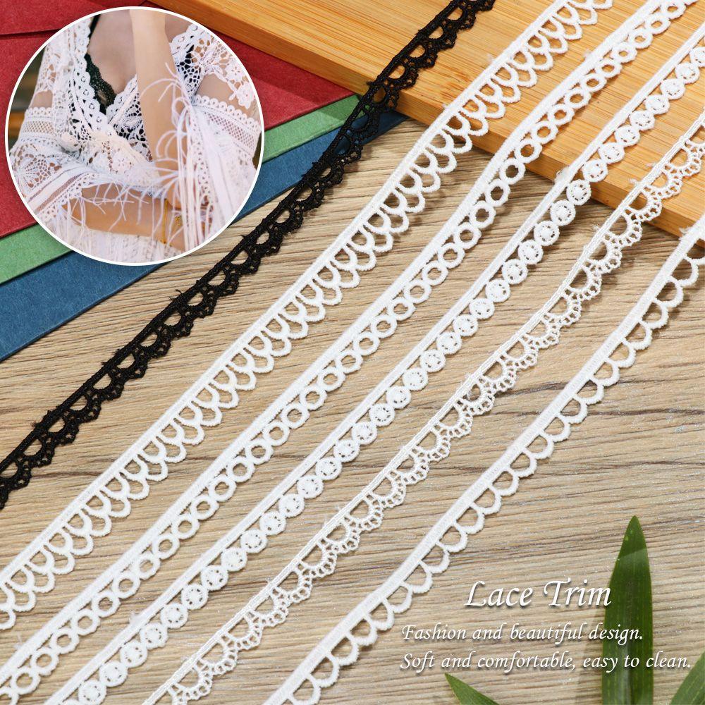 Cuộn Dây Ruy Băng Thêu Ren Dùng Trang Trí Dài 1 Yard