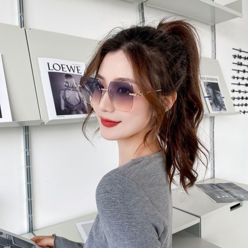Kính Mát Không Gọng Chống Tia UV Thời Trang Hàn Quốc