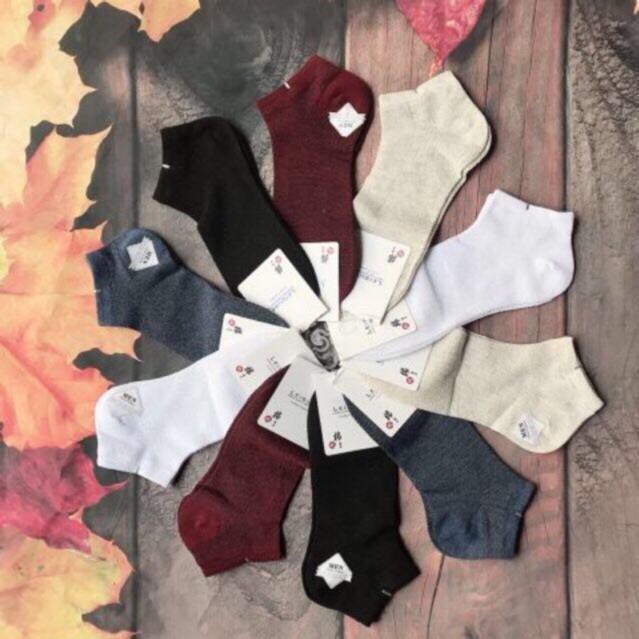 COMBO 10  Đôi Tất Thông Hơi Cổ Ngắn Loại Mới 2019-