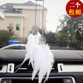 Vòng dreamcatcher phối lông trang trí nội thất