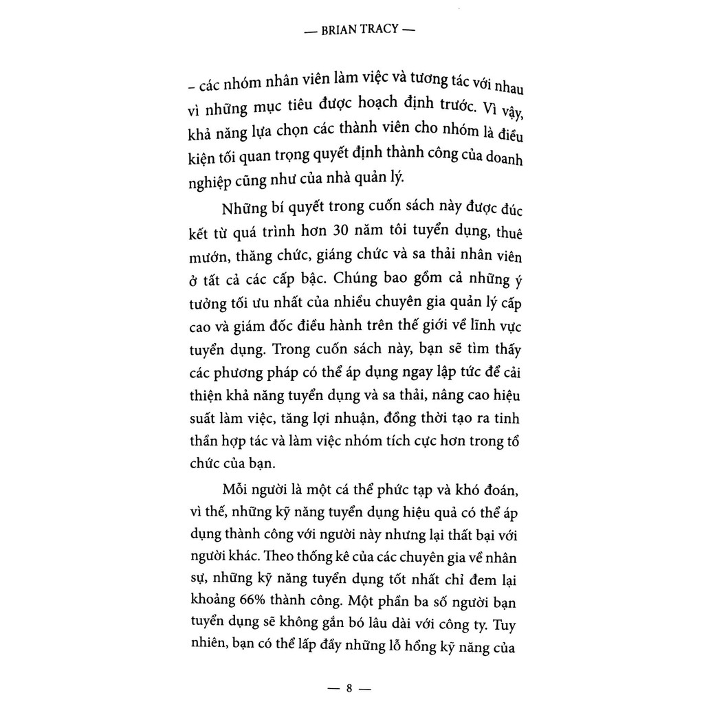 Sách-Brian Tracy-Thuật tuyển dụng và sa thải