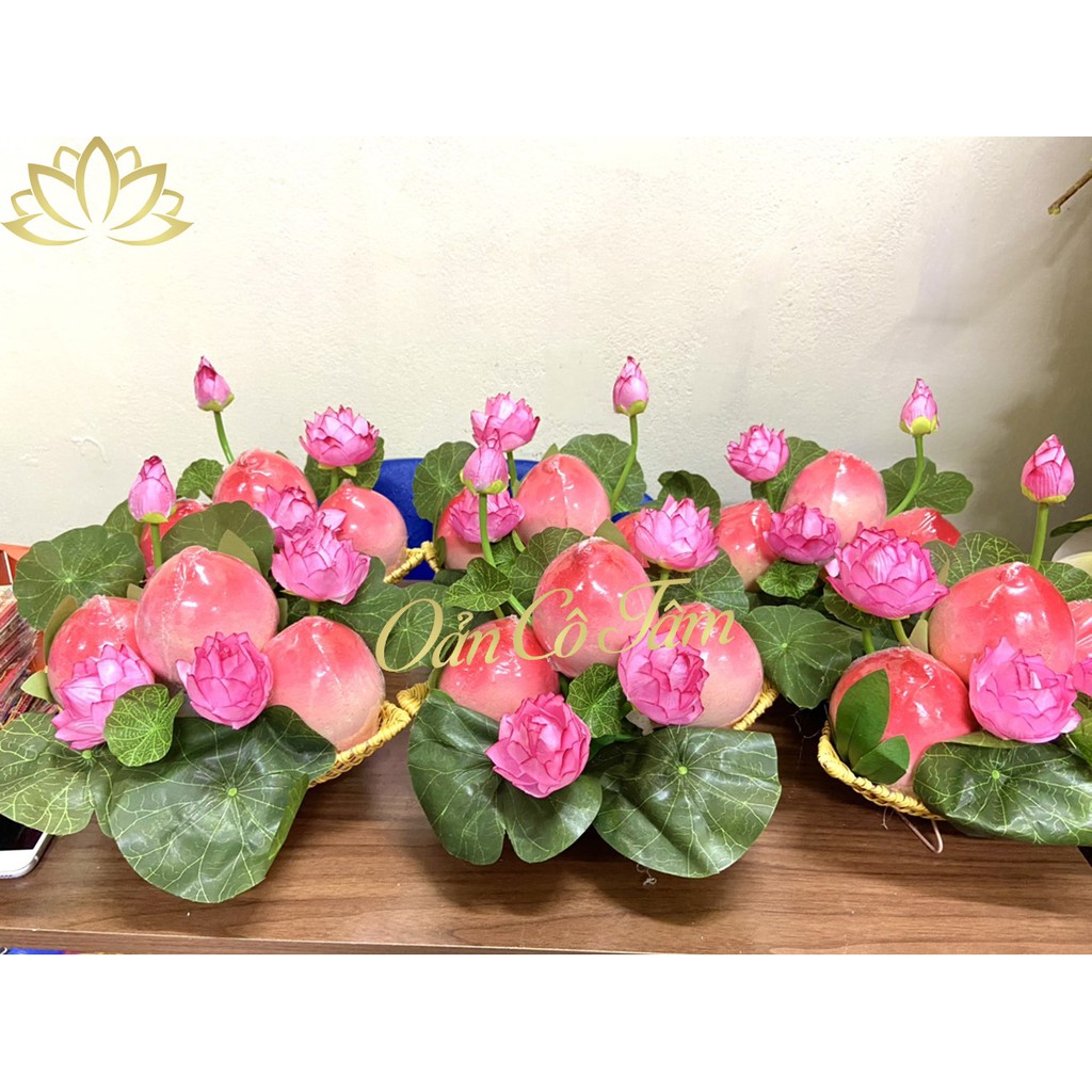 Oản Đào - Oản Tài Lộc Cô Tâm 300 - mâm 3 quả - 5 quả