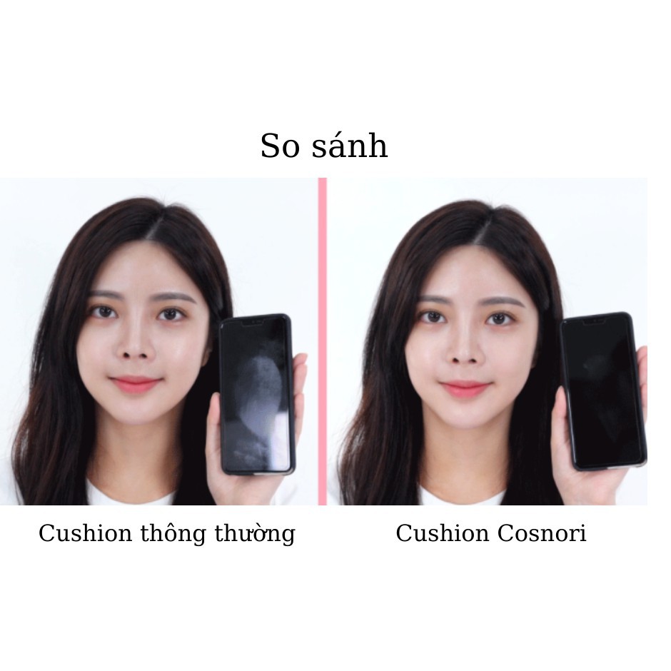 Phấn nước Cosnori Blossom Tone-Up Cushion căng bóng