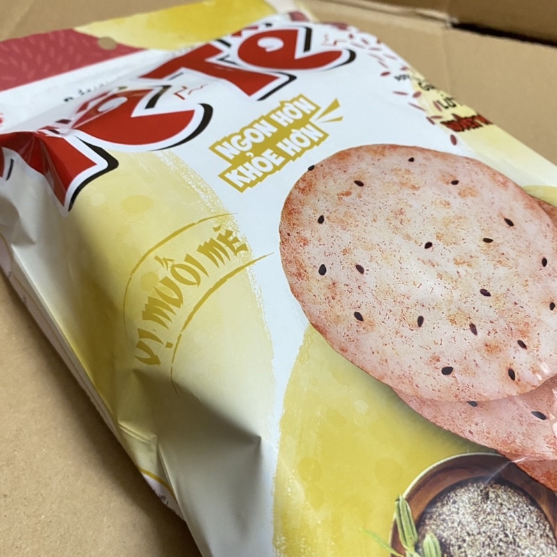 [Đổi Mẫu Mã][140g] Bánh Gạo Lứt Huyết Rồng Tê Tê vị Muối Mè