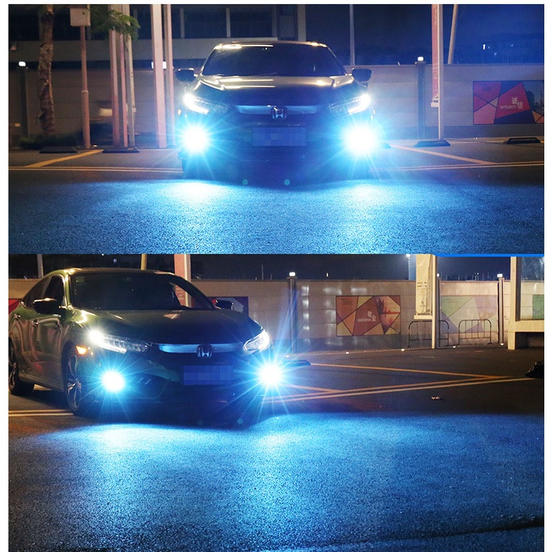 Đèn pha led lazer gầm dạng bi cầu mã H16 H11 dùng các loại xe ô tô