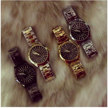 Đồng Hồ Nữ BEE SISTER 1457 Chính Hãng Mặt Đen [ Có Hình Thật Phía Cuối]