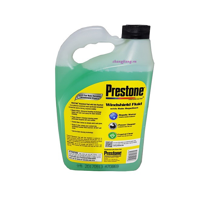 Nước Rửa Kính Ô Tô Prestone Windshield Fluid USA 2Lít