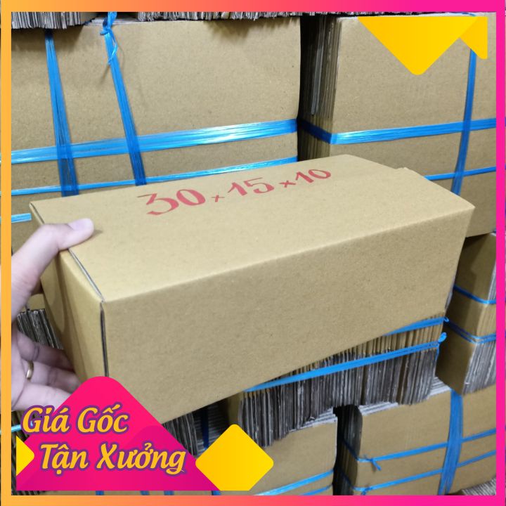 Thùng carton size 30x15x10 combo 50h