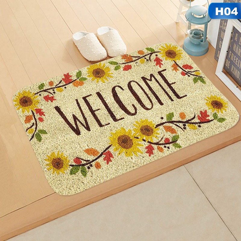 Thảm Lót Sàn In Họa Tiết Hoa Hướng Dương 40x60cm