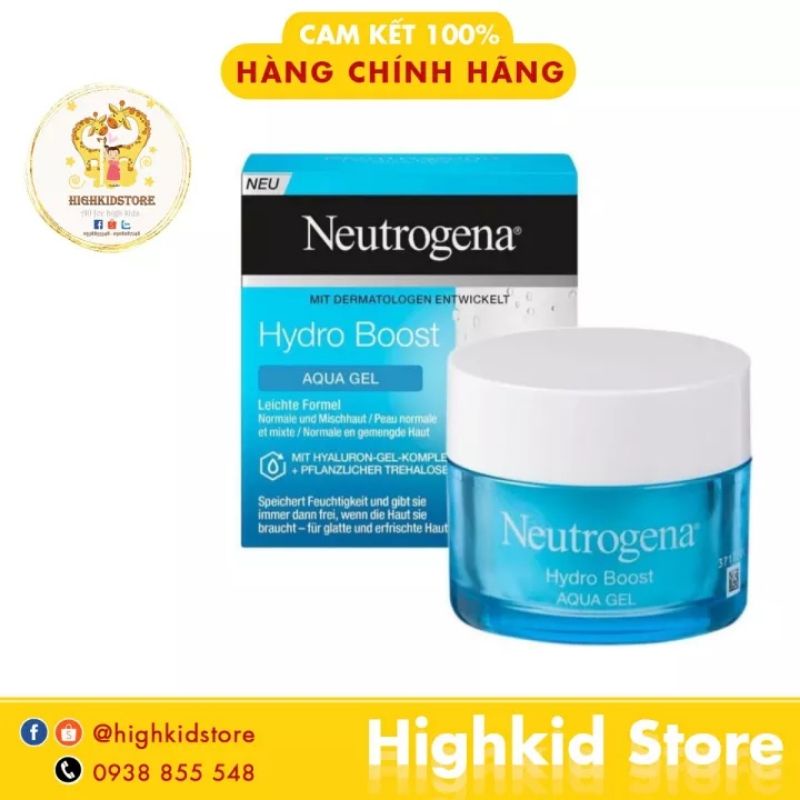 Kem dưỡng ẩm Neutrogena Hydro Boost Aqua gel [ Bản Pháp ]