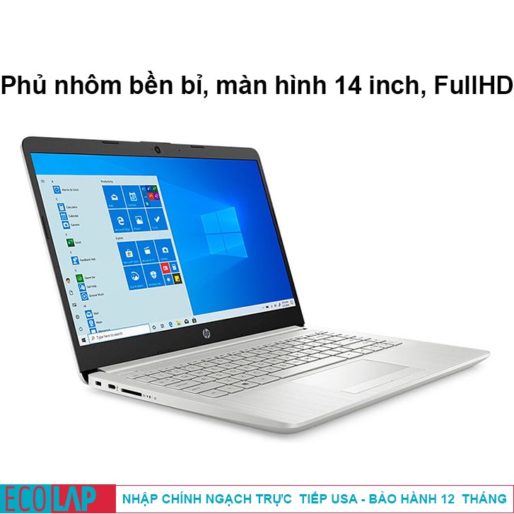 Laptop HP 14-DQ2055WM  - Nhập khẩu chính hãng - Bảo hành 12 Tháng