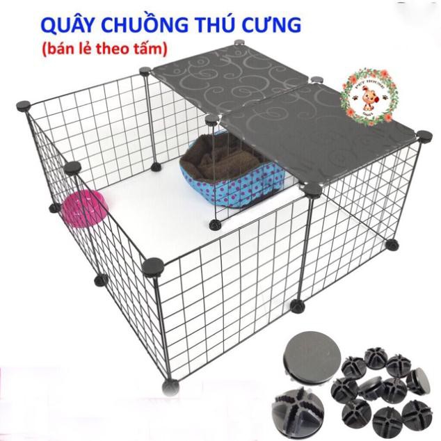 [BÁN THEO TẤM] QUÂY CHUỒNG THÚ CƯNG SIZE 35.35cm. Tặng kèm chốt gắn