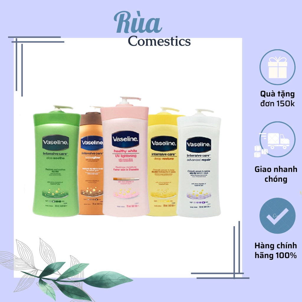 Dưỡng Thể Vaseline Mỹ 725ml [CHÍNH HÃNG] _Thẩm Thấu Nhanh Chóng_Trắng Sáng Tức Thì | BigBuy360 - bigbuy360.vn