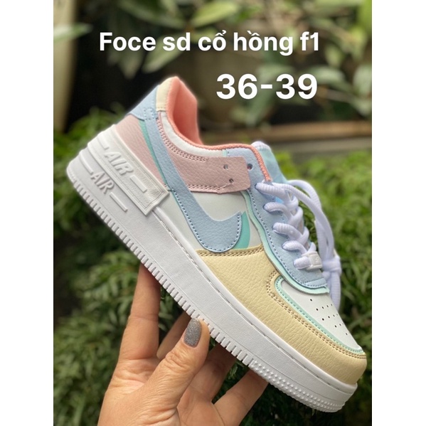 Sale off Giầy AF1 hồng tím nhạt siêu đẹp fullbox