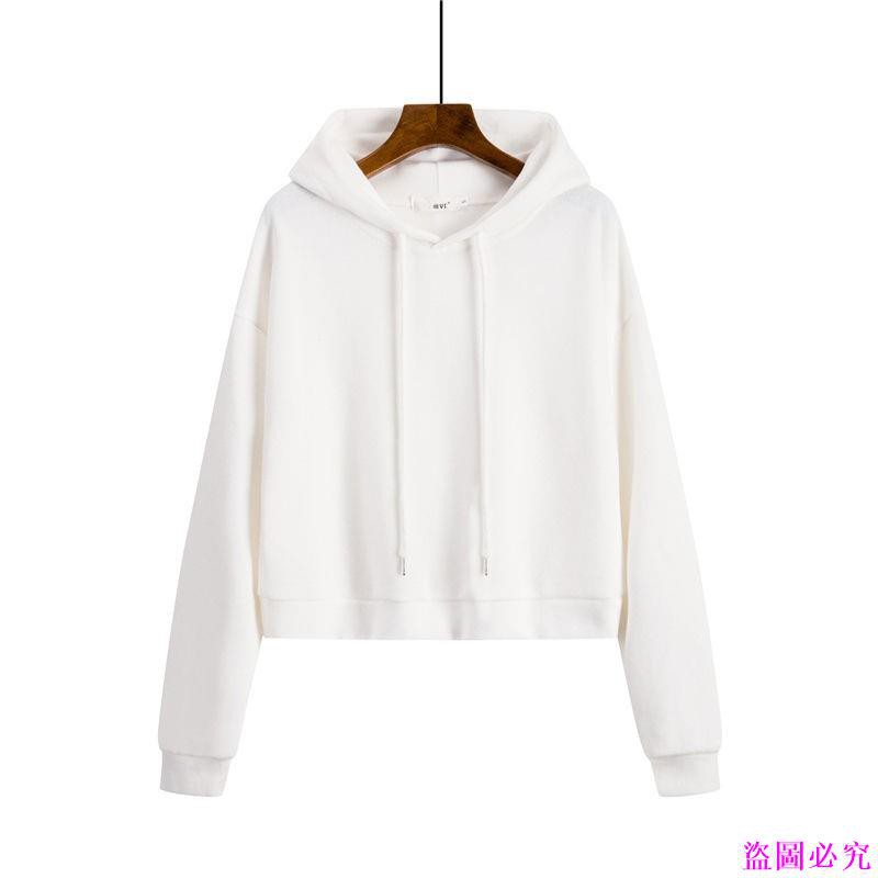 Áo hoodie dáng ngắn thời trang mùa thu dành cho nữ♡ | BigBuy360 - bigbuy360.vn