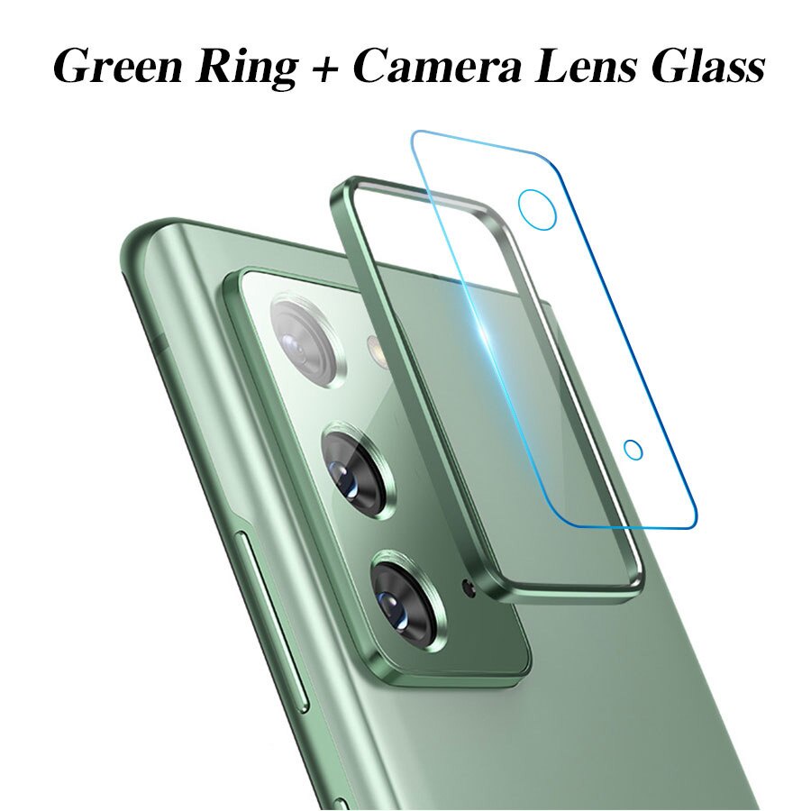 Vòng Kim Loại + Kính Cường Lực Bảo Vệ Camera Sau Cho Samsung Galaxy S20 Plus S20 Ultra Note 20 Ultra
