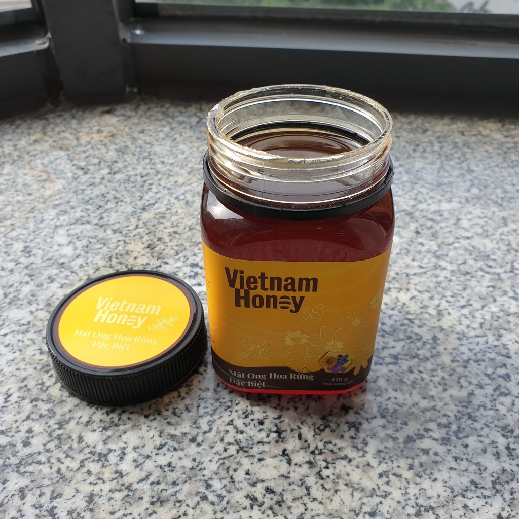 Combo 3 Mật Ong hoa rừng đặc biệt 470g-Vietnamhoney Beera (3 x470gram)