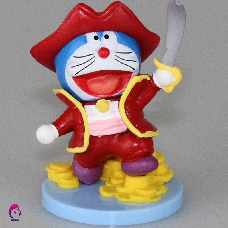 Bộ Sưu Tập Búp Bê Nhân Vật Doraemon (6 Cái)