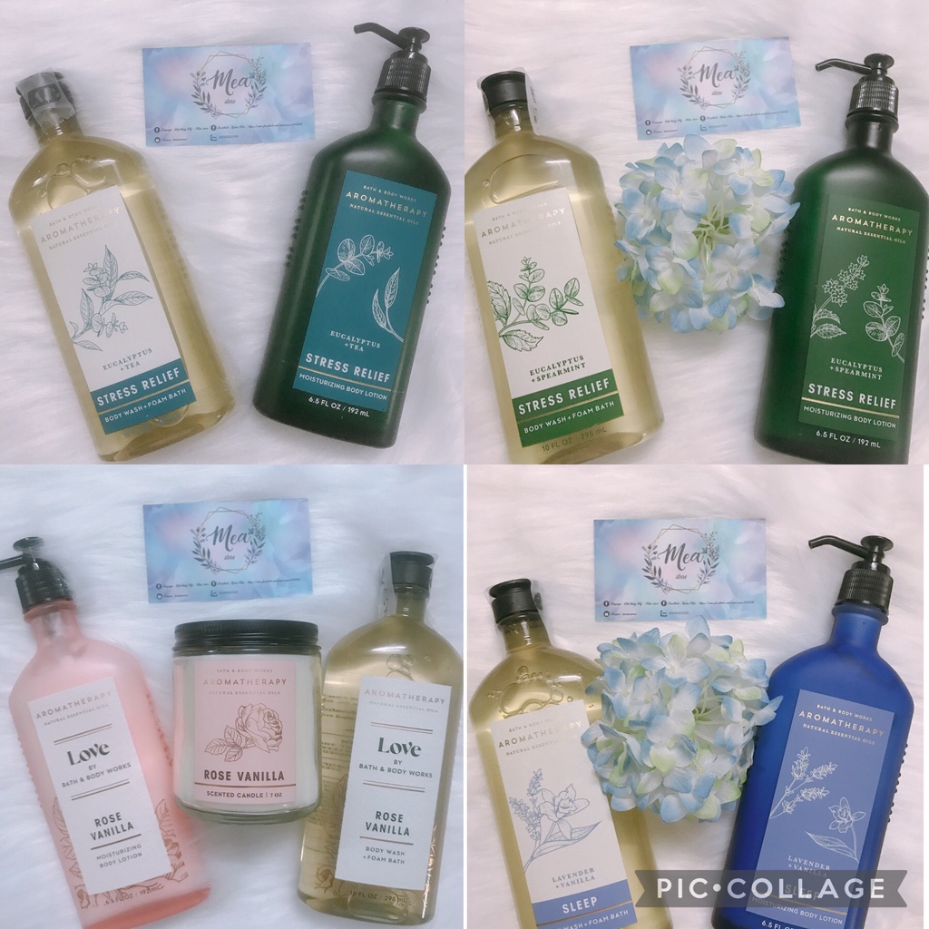 Lotion dưỡng da thư giãn Aromatherapy Bath and Body Works