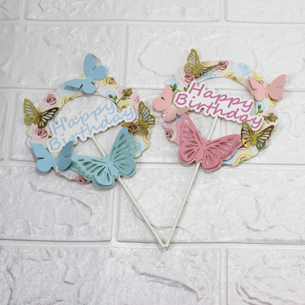 Phụ Kiện Trang Trí Bánh Kem Hình Con Bướm