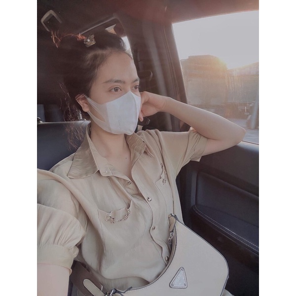 Khẩu trang 3d mask hoàng linh trơn