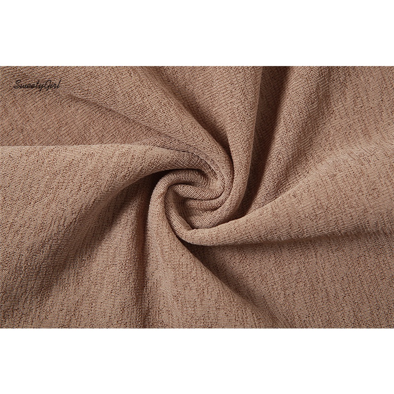 Áo Thun Kaki Tay Dài Hở Vai Dáng Ôm Màu Trơn Thời Trang 2022 Dành Cho Bạn Nữ