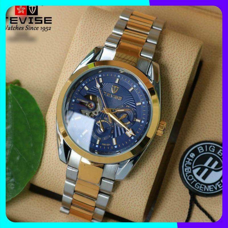 Đồng hồ cơ nam Tevise cơ lộ máy giá sinh viên, máy chạy cơ tự động cực chất, đẳng cấp [ Đồng Hồ Cơ ] | BigBuy360 - bigbuy360.vn