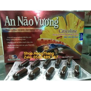 An Não Vương viên uống hoạt huyết dưỡng não, tăng cường lưu thông máu, giảm đau đầu chóng mặt, buồn nôn